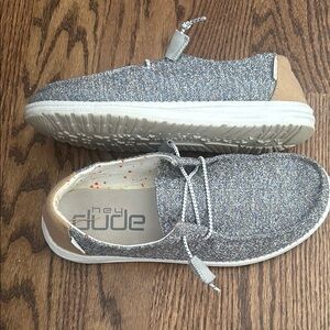 Hey Dude Gray Slip-On Loafers